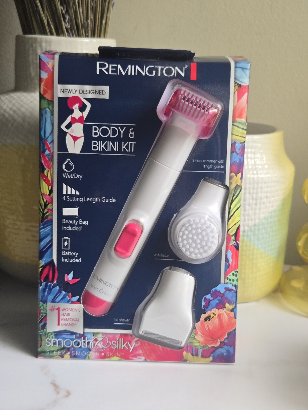 NIB Remington Smooth & Silky Body and Bikini Trimmer Kit